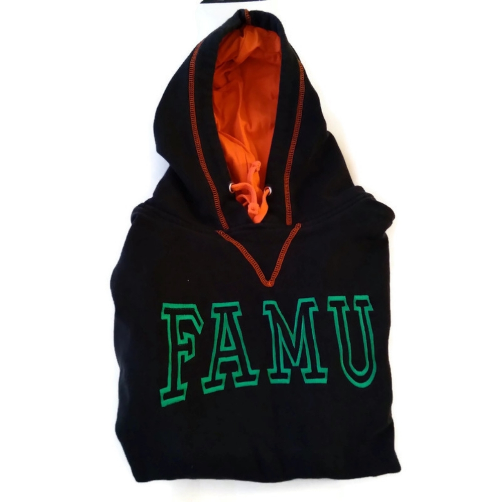 Florida A & M University HBCU Hooded Pullover Sweatshirt Sz Small